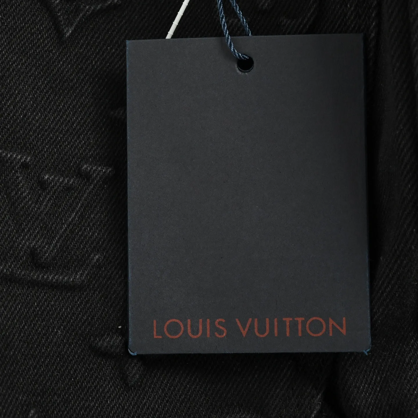 Louis Vuitton/Louis Vuitton presbyopic embossed washed jeans